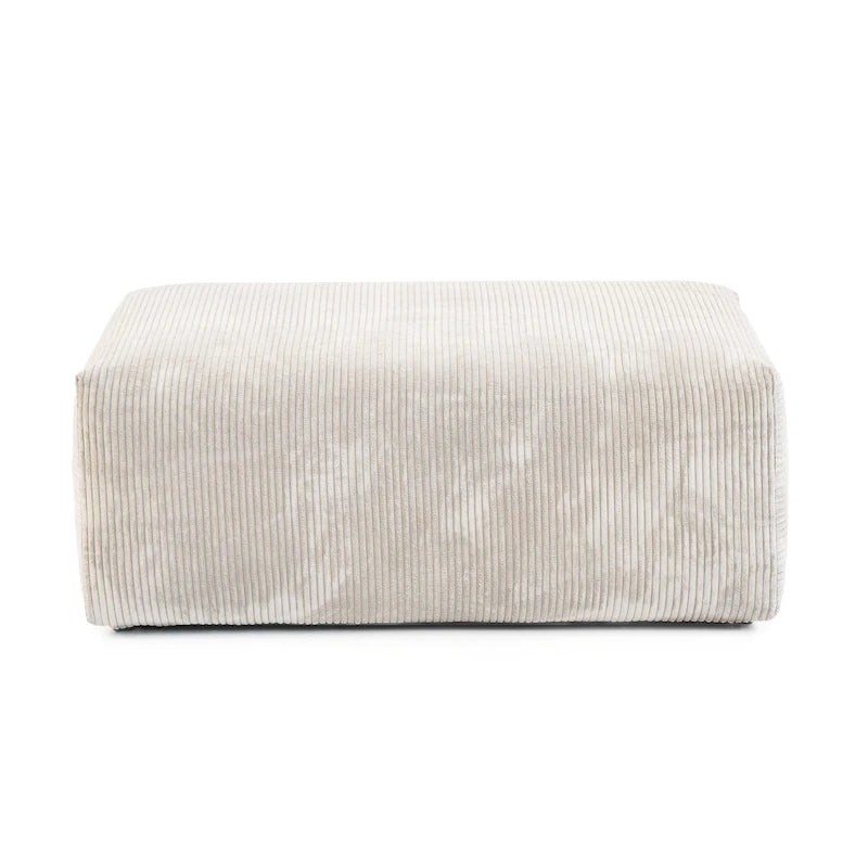 Canapé d'angle modulable convertible en forme de U de 181 pouces avec 2 poufs