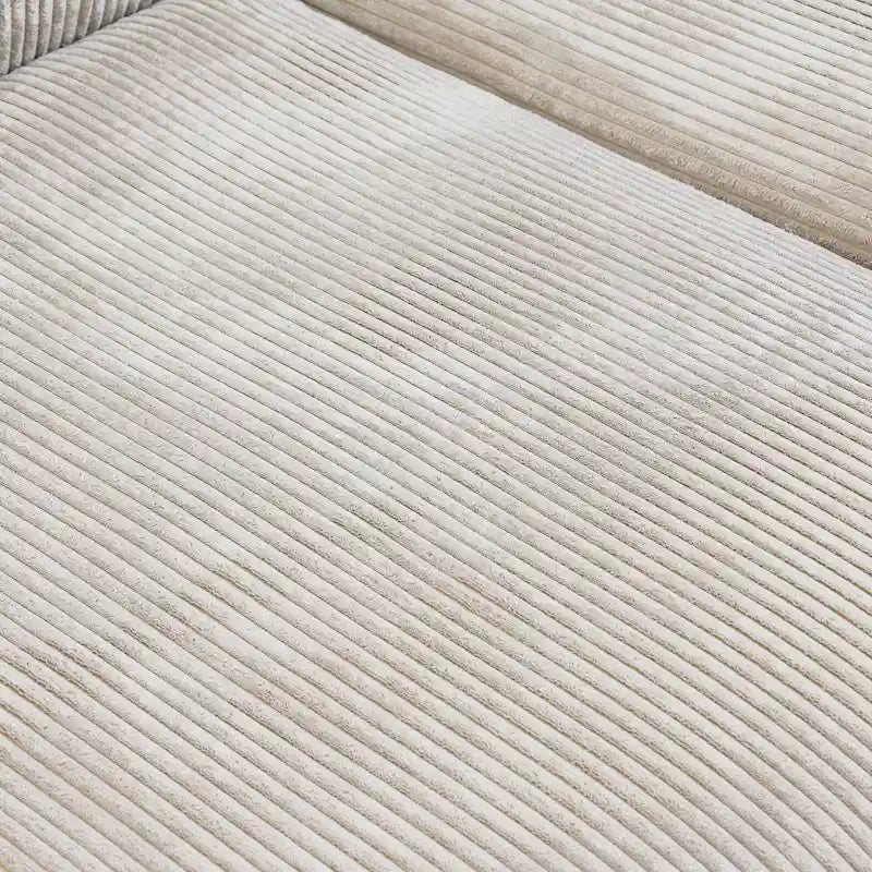 Canapé d'angle modulable convertible en forme de U de 181 pouces avec 2 poufs