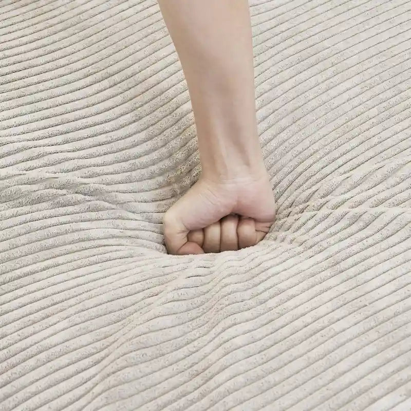 Canapé d'angle modulable convertible en forme de U de 181 pouces avec 2 poufs