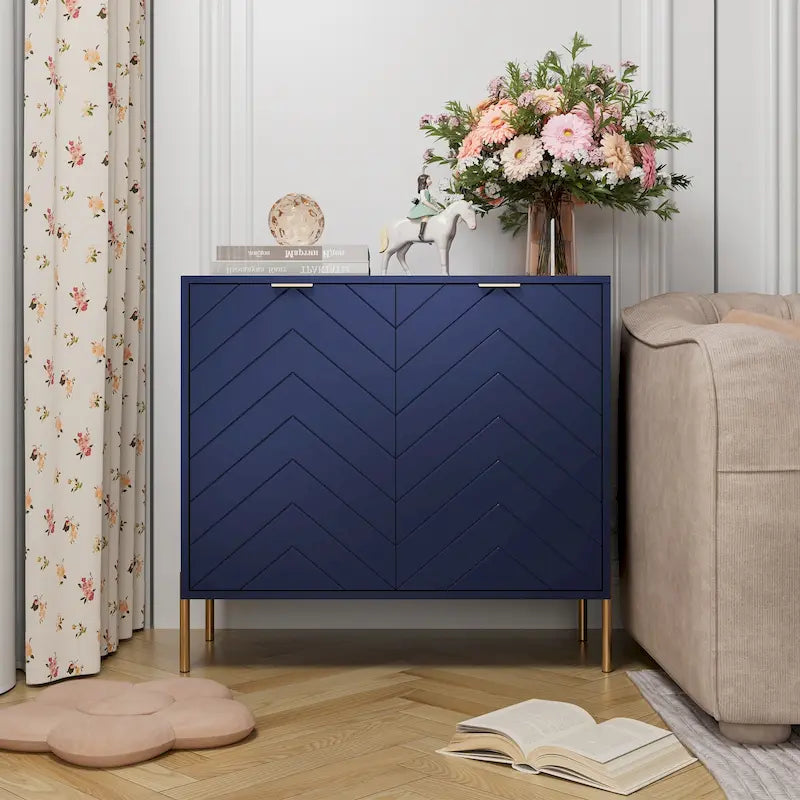 Buffet multimédia Clihome à 2 portes avec rangement