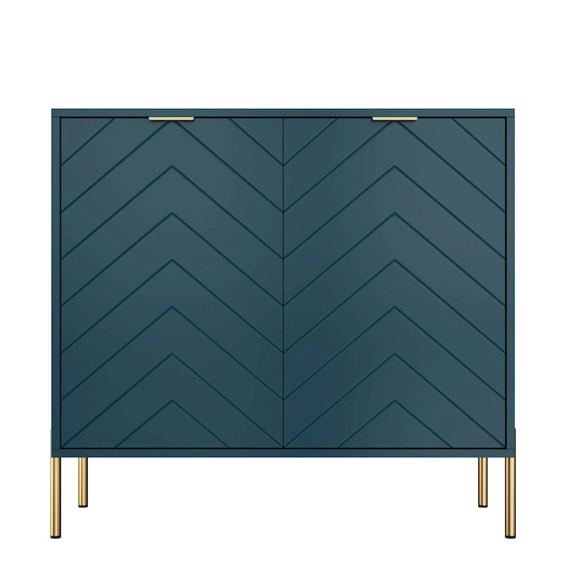 Buffet multimédia Clihome à 2 portes avec rangement