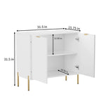 Buffet multimédia Clihome à 2 portes avec rangement