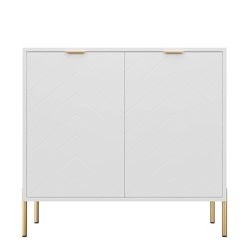 Buffet multimédia Clihome à 2 portes avec rangement
