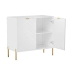 Buffet multimédia Clihome à 2 portes avec rangement
