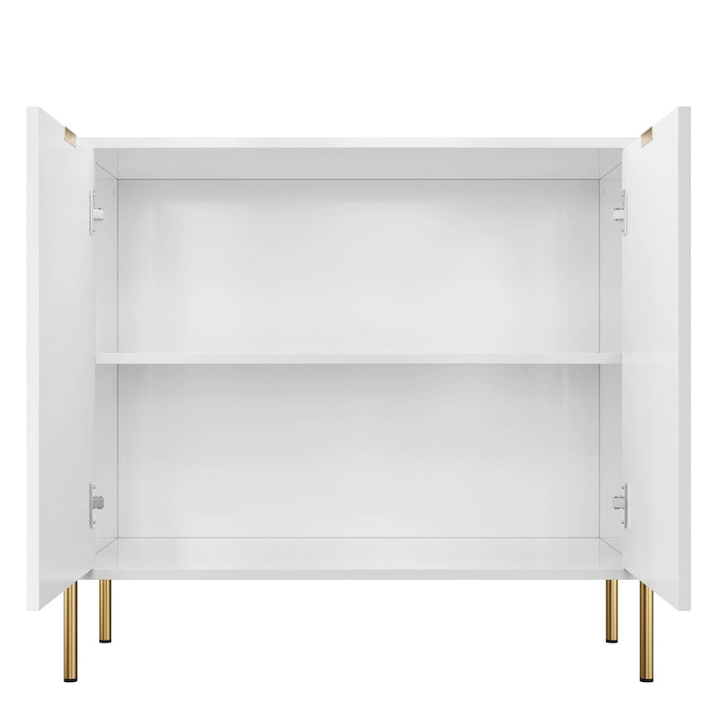 Buffet multimédia Clihome à 2 portes avec rangement