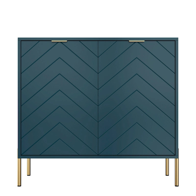 Buffet multimédia Clihome à 2 portes avec rangement