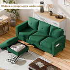 Canapé d'angle convertible Futzca moderne en forme de L avec méridienne réversible