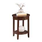 Table d'appoint à un tiroir et étagère American Heritage Baldwin de Convenience Concepts