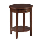 Table d'appoint à un tiroir et étagère American Heritage Baldwin de Convenience Concepts