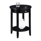 Table d'appoint à un tiroir et étagère American Heritage Baldwin de Convenience Concepts