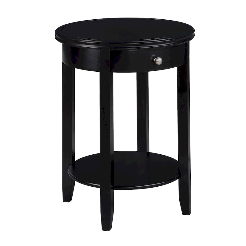 Table d'appoint à un tiroir et étagère American Heritage Baldwin de Convenience Concepts