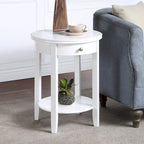 Table d'appoint à un tiroir et étagère American Heritage Baldwin de Convenience Concepts