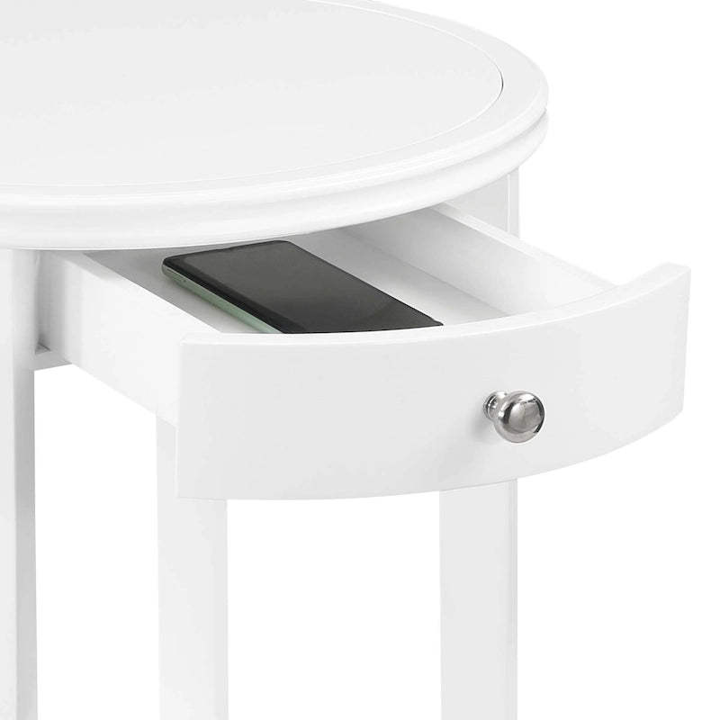 Table d'appoint à un tiroir et étagère American Heritage Baldwin de Convenience Concepts