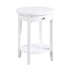 Table d'appoint à un tiroir et étagère American Heritage Baldwin de Convenience Concepts