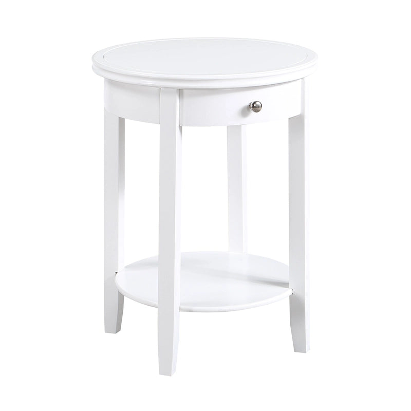 Table d'appoint à un tiroir et étagère American Heritage Baldwin de Convenience Concepts