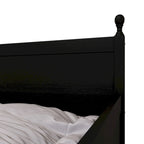 Lit de jour double en bois de style moderne du milieu du siècle avec lit gigogne CraftPorch