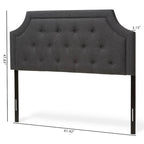 Tête de lit contemporaine Copper Grove Webster Falls Charcoal