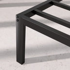 Priage by ZINUS Cadre de lit plateforme en métal noir