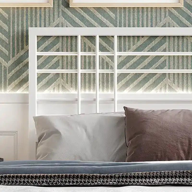 Lit en métal aux lignes simples et épurées de CraftPorch