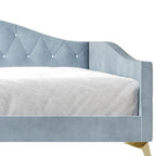 Lit de jour capitonné CraftPorch Elegant Crystal Button Capfted Twin