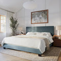 Lit rembourré moderne Celeste, sommier requis