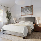 Lit rembourré moderne Celeste, sommier requis