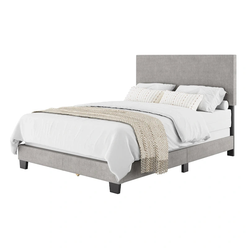 Lit rembourré moderne Celeste, sommier requis
