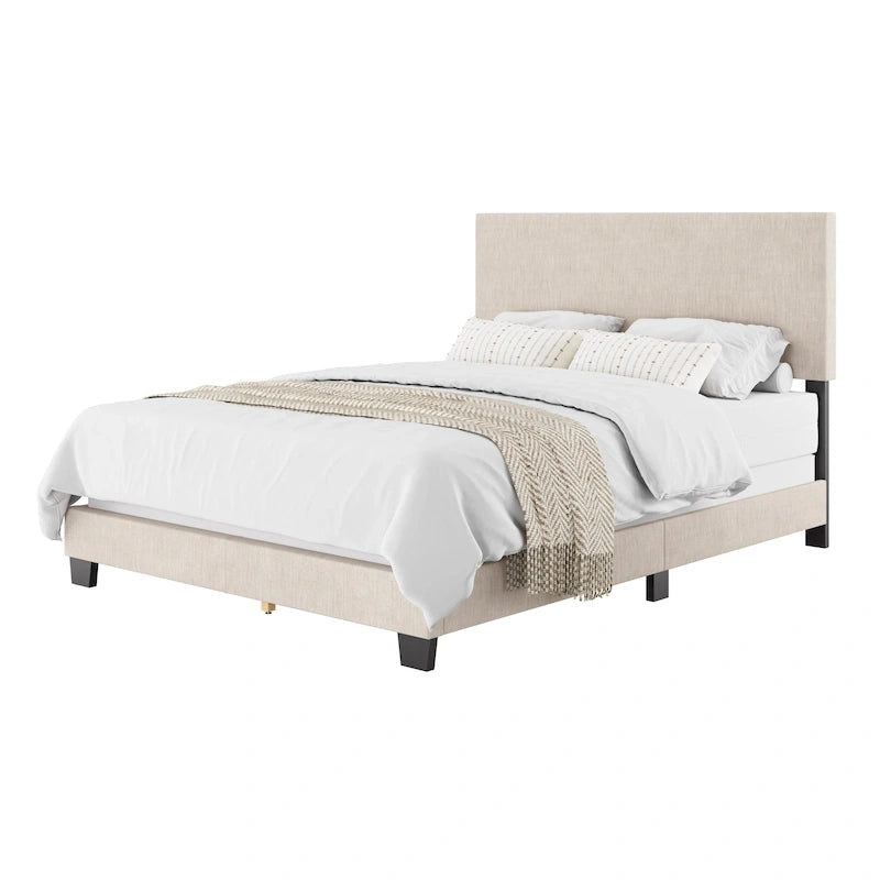 Lit rembourré moderne Celeste, sommier requis