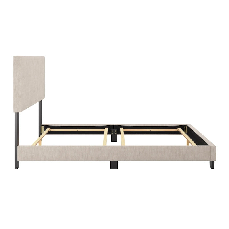 Lit rembourré moderne Celeste, sommier requis