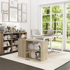 Bureau de direction en forme de L avec 3 tiroirs pour la maison et le bureau