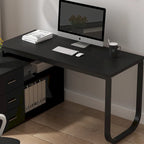 Bureau de direction en forme de L avec 3 tiroirs pour la maison et le bureau