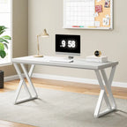 Bureau d'ordinateur robuste de 55 pouces, bureau de bureau