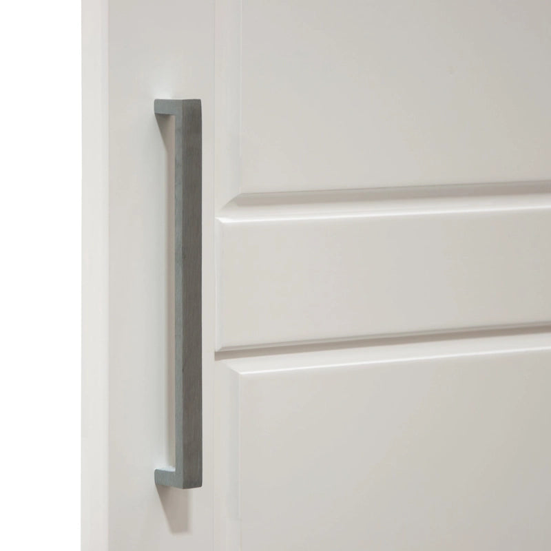 Armoire Cosmo 4 portes 100 % bois massif avec portes en bois massif ou miroir, par Palace Imports