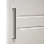 Armoire Cosmo 4 portes 100 % bois massif avec portes en bois massif ou miroir, par Palace Imports