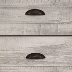 Meubles en bois grainé Montauk Commode à 6 tiroirs