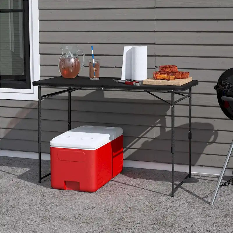 Table utilitaire portable pliable en deux COSCO pour intérieur/extérieur de 1,2 m