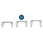 Table utilitaire portable pliable en deux COSCO pour intérieur/extérieur de 1,2 m
