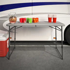 Table utilitaire portable pliable en deux COSCO pour intérieur/extérieur de 1,2 m