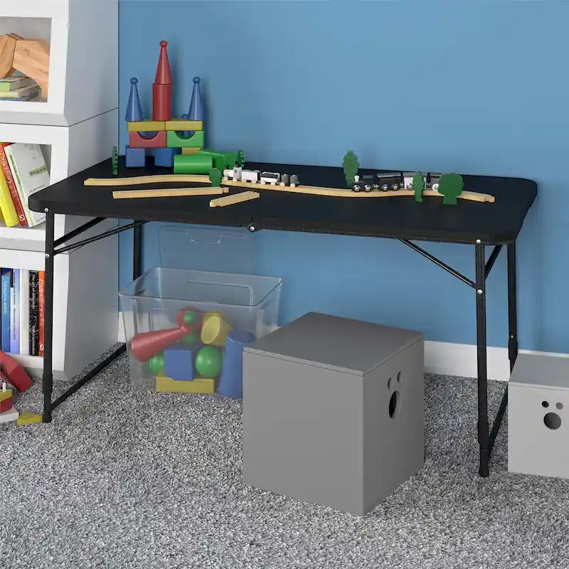 Table utilitaire portable pliable en deux COSCO pour intérieur/extérieur de 1,2 m