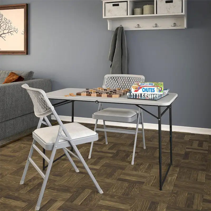 Table utilitaire portable pliable en deux COSCO pour intérieur/extérieur de 1,2 m