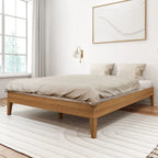 Lit plateforme minimaliste Plank and Beam, format queen