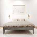 Lit plateforme minimaliste Plank and Beam, format queen