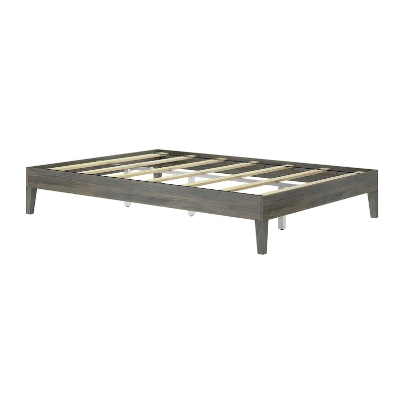 Lit plateforme minimaliste Plank and Beam, format queen