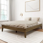 Lit plateforme minimaliste Plank and Beam, format queen