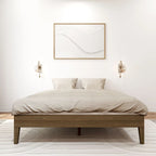 Lit plateforme minimaliste Plank and Beam, format queen
