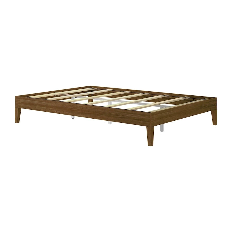 Lit plateforme minimaliste Plank and Beam, format queen