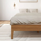 Lit plateforme minimaliste Plank and Beam, format queen