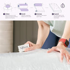 Matelas NapQueen Elizabeth 12 en mousse à mémoire de forme et gel