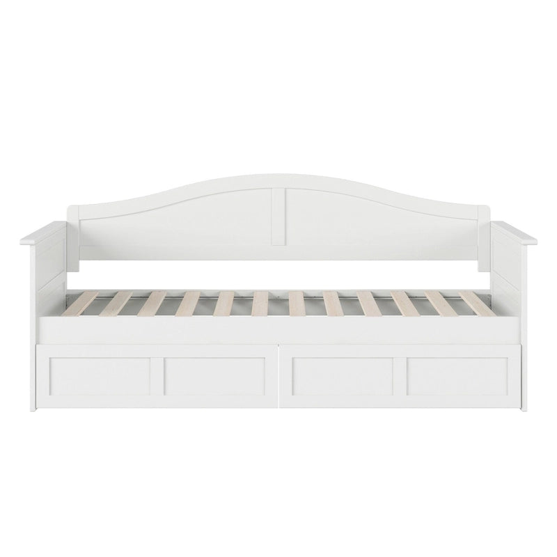 Lit de jour AFI Acadia pour une personne avec tiroirs de rangement
