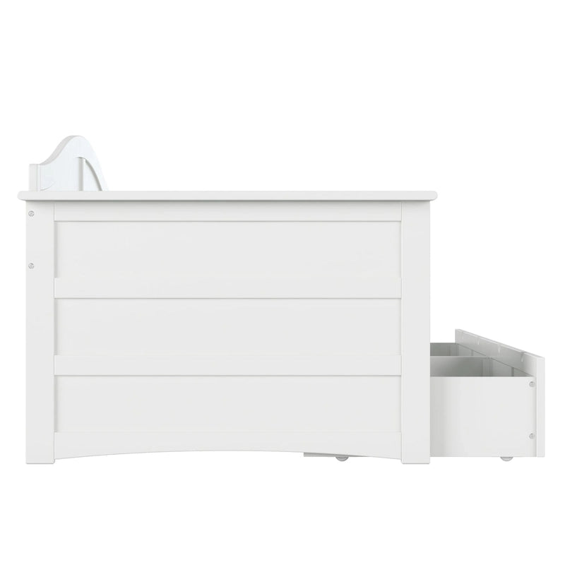 Lit de jour AFI Acadia pour une personne avec tiroirs de rangement